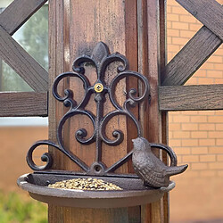 Esschert Design Mangeoire Murale Fonte