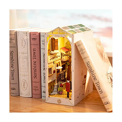 Robotime serre-livres Sunshine Town en bois pas cher