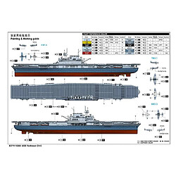 Acheter Trumpeter maquette USS Yorktown CV-5 - Bleu