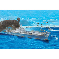 Trumpeter maquette USS Yorktown CV-5 - Bleu