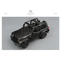 Acheter Jeep Wrangler miniature diecast 1:18 - Noir mat