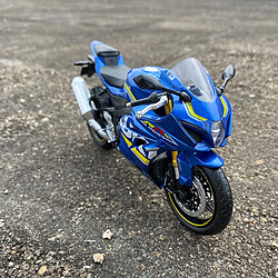 Modèle moto GSX-R1000 die-cast 1/12 - Bleu