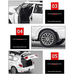 Modèle de voiture Nissan Patrol SUV 1:32 - Noir pas cher