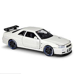Voiture miniature Nissan Skyline R34 GT-R - Blanc