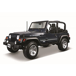 Jeep Wrangler miniature diecast 1:18 - Noir mat