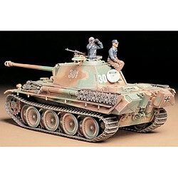 Tamiya maquette char Panther Ausf.G 1/35 Maquette militaire char Panther Ausf.G - Version tardive - Modèle plastique - Détails fidèles - Chenilles et tourelle réalistes - Pour maquettisme avancé