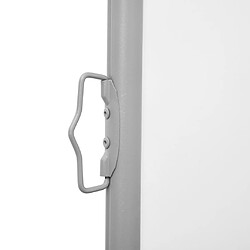 Helloshop26 Paravent rétractable 100 x 600 cm - Crème