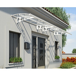 Marquise transparente 139x447cm blanc - 703841 - Bordeaux 4460 - PALRAM