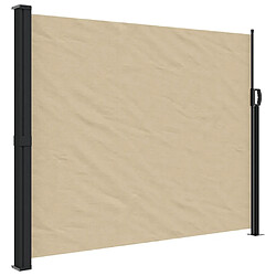 vidaXL Auvent latéral rétractable 160x500 cm - Beige