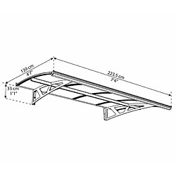 PALRAM 705458 - Gris