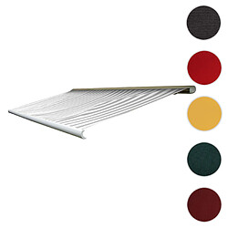 Mendler Toile de rechange store 4x3m Gris/Blanc