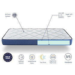 Xaluca Matelas LAURA 140x190 pas cher