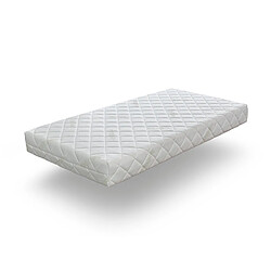 Xaluca Matelas Visco Soja - 90x180 Matelas à mémoire de forme - 14 cm - Réversible été/hiver - Ergonomique - Hybride