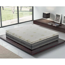 Materassi&Doghe Sur-matelas mémoire de forme de 5 cm Housse amovible
