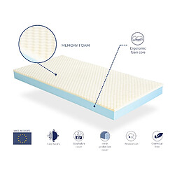 Xaluca Matelas Visco Soja - 90x180 pas cher