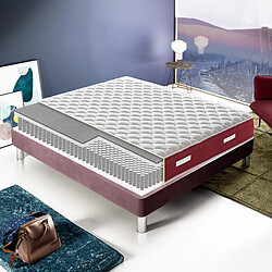 Materassi&Doghe Matelas 140x200 cm Ressorts + Mousse DOMY