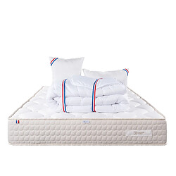 LUXURY LITERIE Matelas Sublime 180x200 cm - Mémoire de forme - Face été/hiver