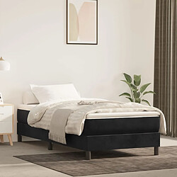 vidaXL Matelas Noir 90x200cm