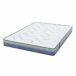 Dream Confort Matelas Viscogel 120x200 Matelas en mousse viscoélastique - Fermeté haute - Haute respirabilité - Indépendance des lits