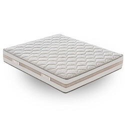 Materassi&Doghe Matelas 180x200 cm Ressorts + Mousse Mémoire PARIGI