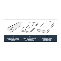 Dormipur Matelas 90x190 - Mémoire de Forme pas cher