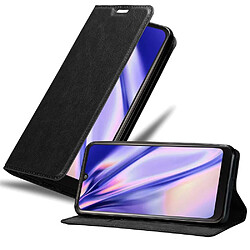 Cadorabo LG K50 - Coque Noir Nuit Étui portefeuille - Protection complète - Fonction stand - Fermeture magnétique invisible