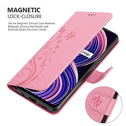 Cadorabo Coque Realme 8 5G - Rose Floral pas cher