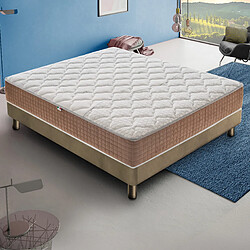 Materassi&Doghe Matelas 120x190 cm Ressorts + Mousse Mémoire STRONG