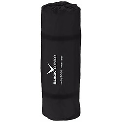 Black Crevice Matelas Gonflable Noir