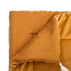 Atmosphera Édredon Velours Hiver Ocre