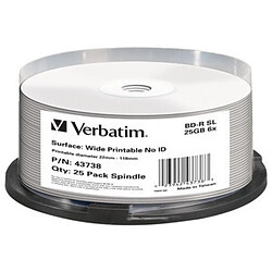 Verbatim 43738 BD-R - 25 Go - 25 pièces