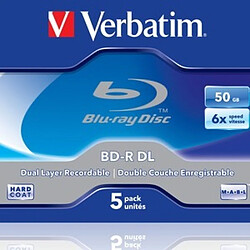 Verbatim BD-R DL - 50 Go - 6x - Pack de 5