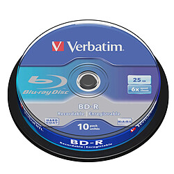 Verbatim BD-R 25 Go certifié 6x - Pack de 10