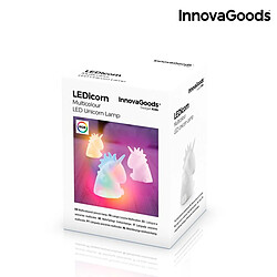 Totalcadeau Veilleuse en caoutchouc LEDicorn - 9 cm pas cher