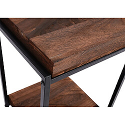 Avis Mendler Table à fleurs HWC-K71 - Brun foncé