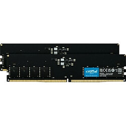 Crucial CT2K16G52C42U5 - 32 Go Mémoire RAM - DDR5 5200 MHz - ECC - 32 Go (2x16 Go)