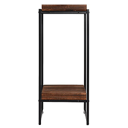 Mendler Table à fleurs HWC-K71 - Brun foncé pas cher