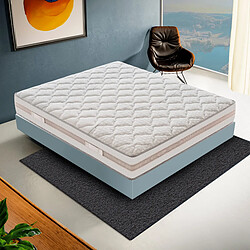 Materassi&Doghe Matelas 180x200 cm Ressorts + Mousse Mémoire RELAX
