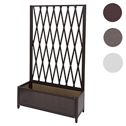 Mendler Treillis Jardinière HWC-G21 152x90x35 cm - Marron