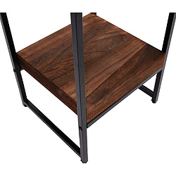 Acheter Mendler Table à fleurs HWC-K71 - Brun foncé