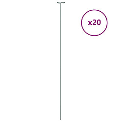 vidaXL Piquets pour Plantes 91 cm Lot de 20