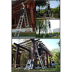 Avis Échelle Télescopique Pliante 4,4m 150kg