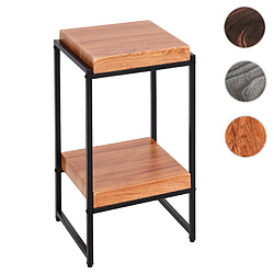 Mendler Table à fleurs HWC-K71 - Naturel, 61cm