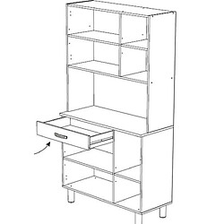 Avis Pegane Buffet de rangement vaisselle - Acacia