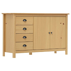 vidaXL Buffet Hill Marron miel bois de pin