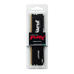 Kingston Fury Beast 32 Go 1X32 Go DDR4 3600 MHz Noir pas cher