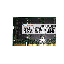 Avis Dane-elec S0D400-064643NG 0.512Go 400MHz DDR2 · Occasion