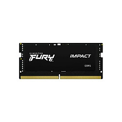 Kingston FURY Impact - 8 Go DDR5 4800 MHz Mémoire RAM DDR5 - 8 Go - 4800 MHz - CL38 - SO-DIMM