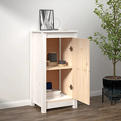 vidaXL Buffet Blanc 80 cm Bois de pin