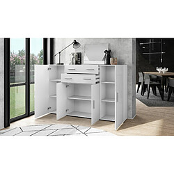 Acheter MPC Buffet 166,5x106,5x35 cm - Blanc Mat et Crème